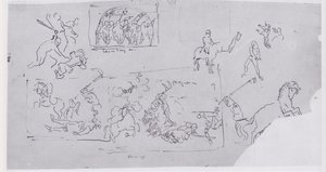 Battle Scenes by Ferdinand Hodler